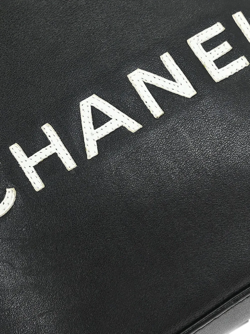 CHANEL Pre-Owned 2008 Essential shopper met logo Zwart