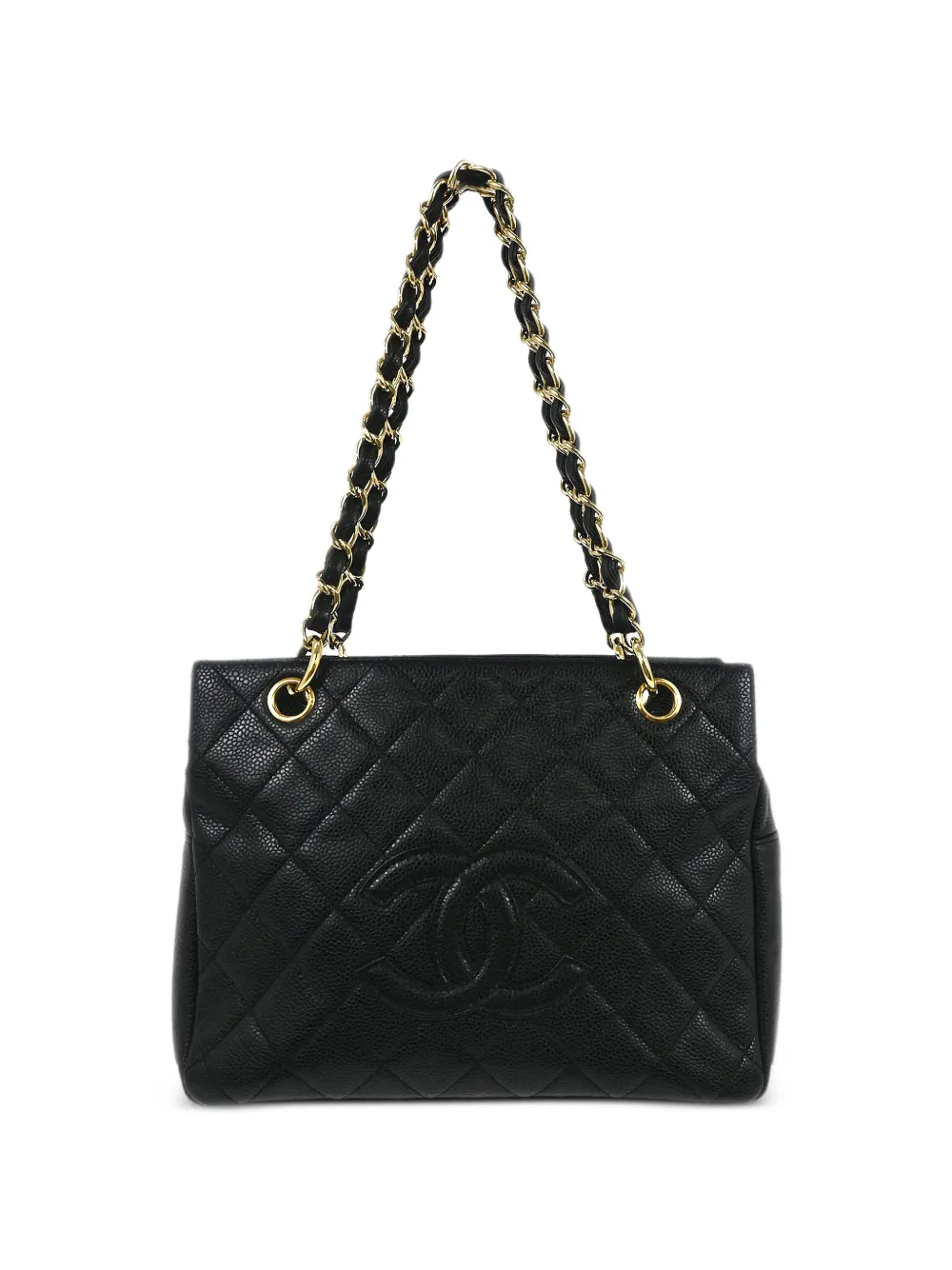 CHANEL Pre-Owned Borsa tote Timeless Petite in pelle 2002 - Nero