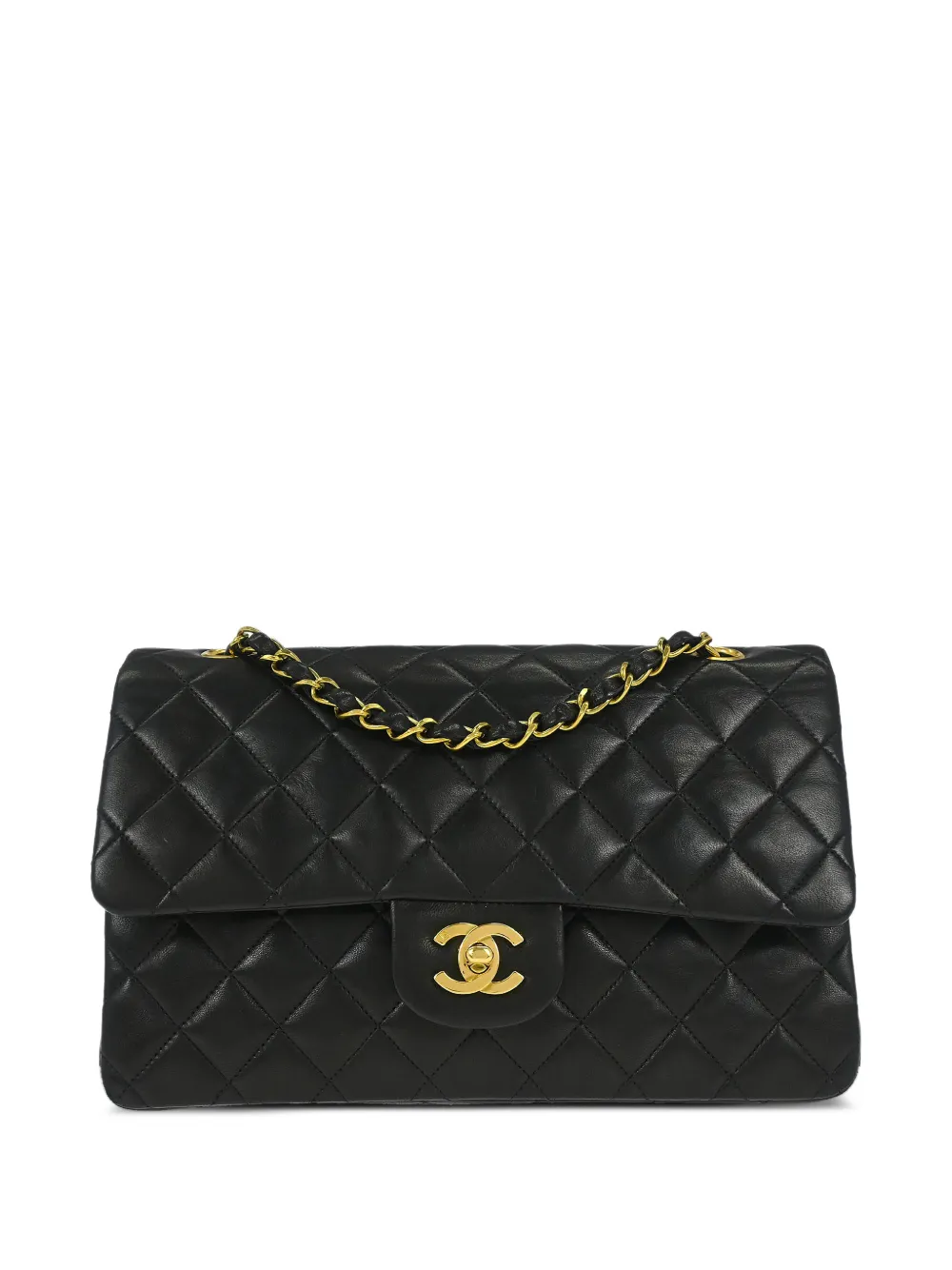 CHANEL Pre-Owned Borsa a spalla Classic Double Flap media 1992 - Nero