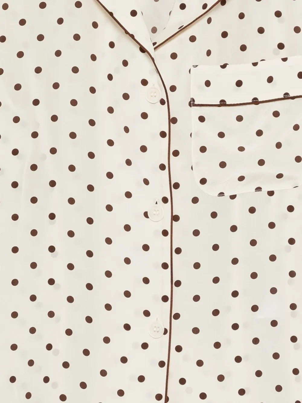 P.a.r.o.s.h. Sbillo Polka-dot Shirt - Neutrals 