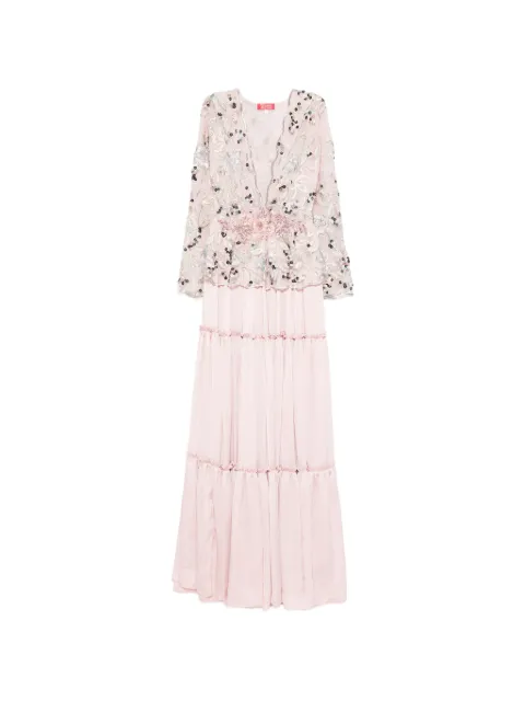 MIAU by Clara Rotescu floral embroidered dress