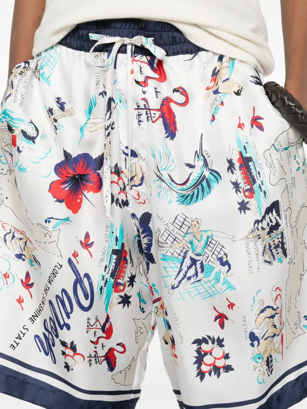 Scard Floral-Print Shorts