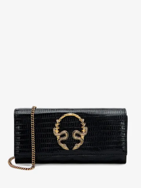Roberto Cavalli Serpentine chain wallet