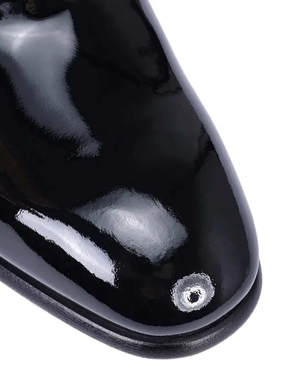 Santoni Oxford schoenen met amandelvormige neus Zwart