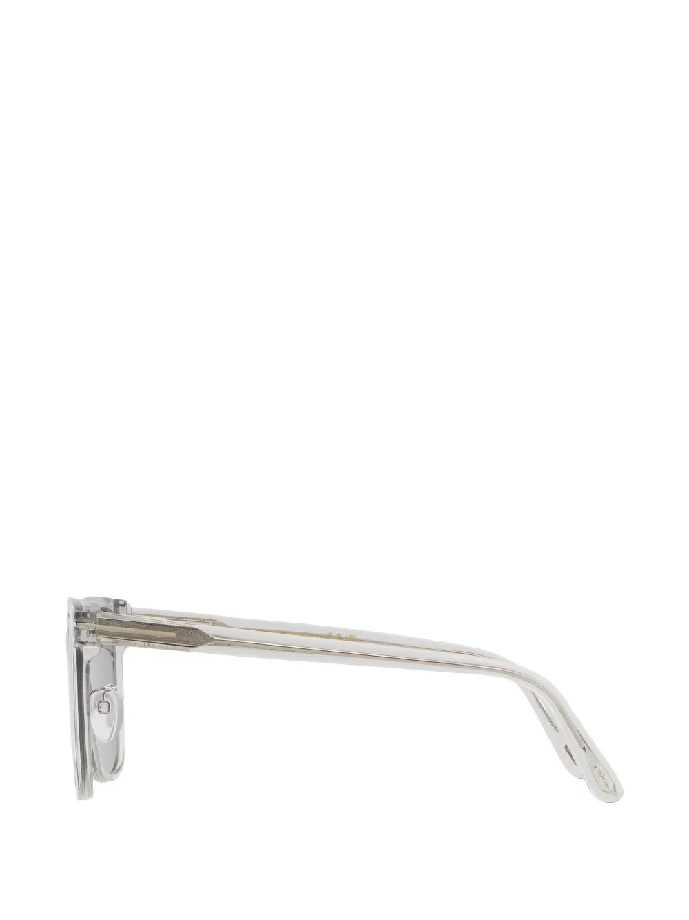 TOM FORD Bril met vierkant montuur Grijs