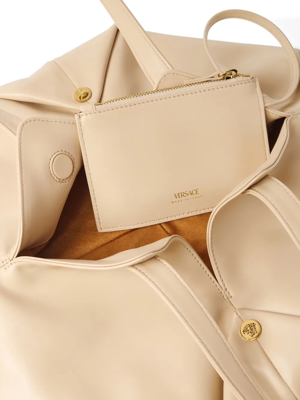 Versace Protea schoudertas Beige