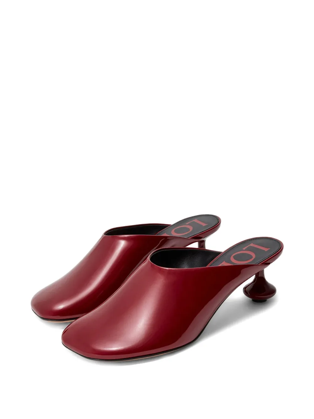 LOEWE Toy leather mules Rood