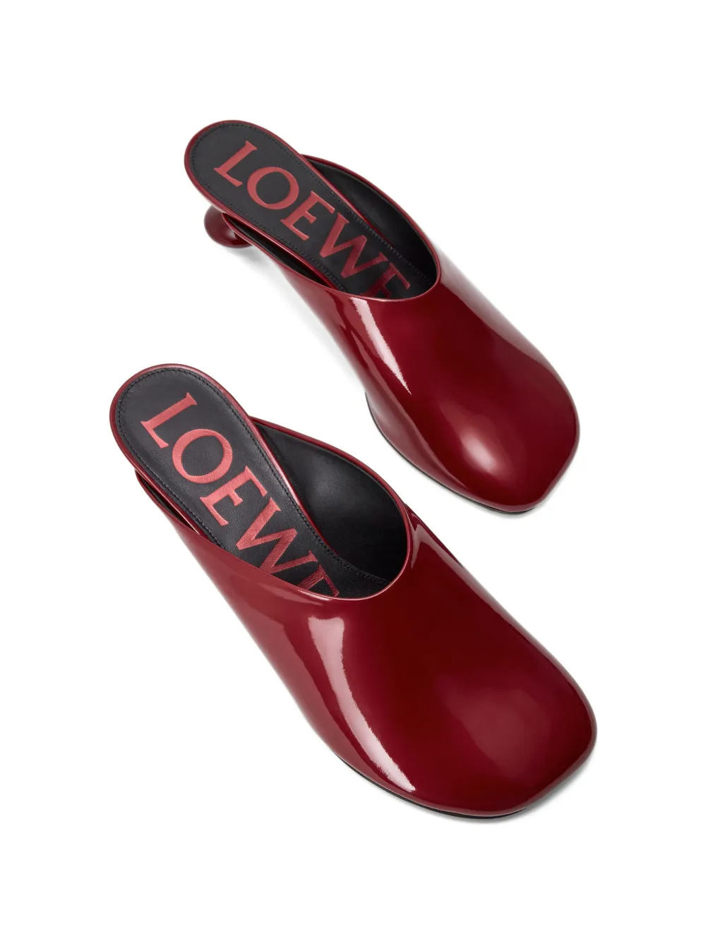 LOEWE Toy leather mules Rood