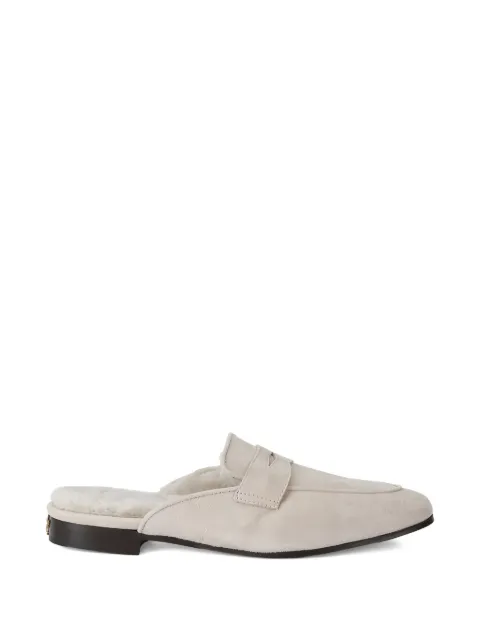 Bougeotte nomad suede shearling slippers