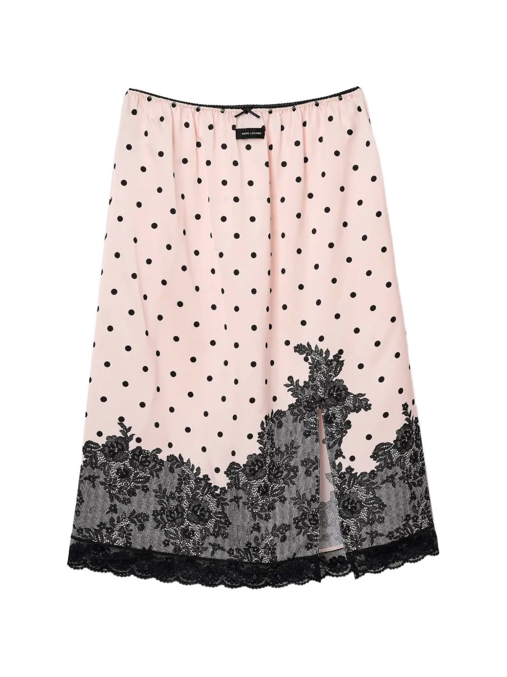 Marc Jacobs Trompe L'Oeil dots midi skirt - Rosa