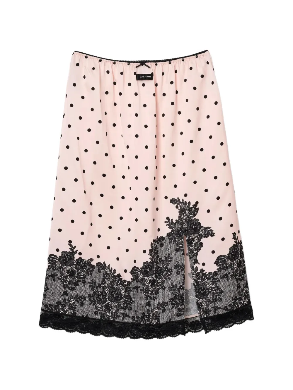 Marc Jacobs Trompe L'Oeil dots midi skirt - Rosa