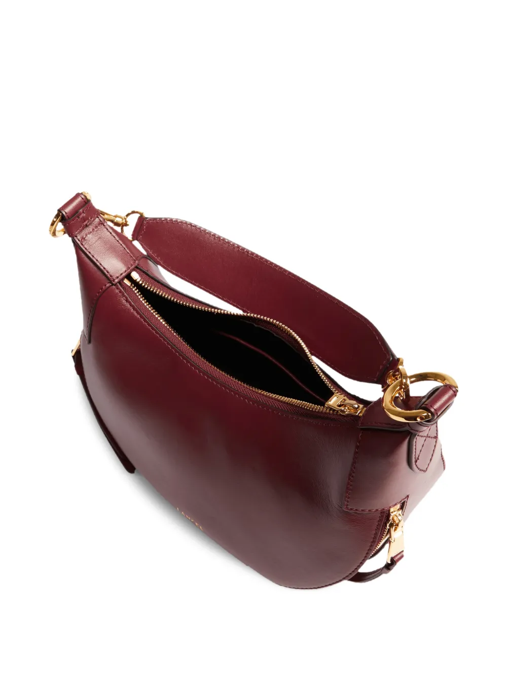 Lancel Schoudertas met logo Rood