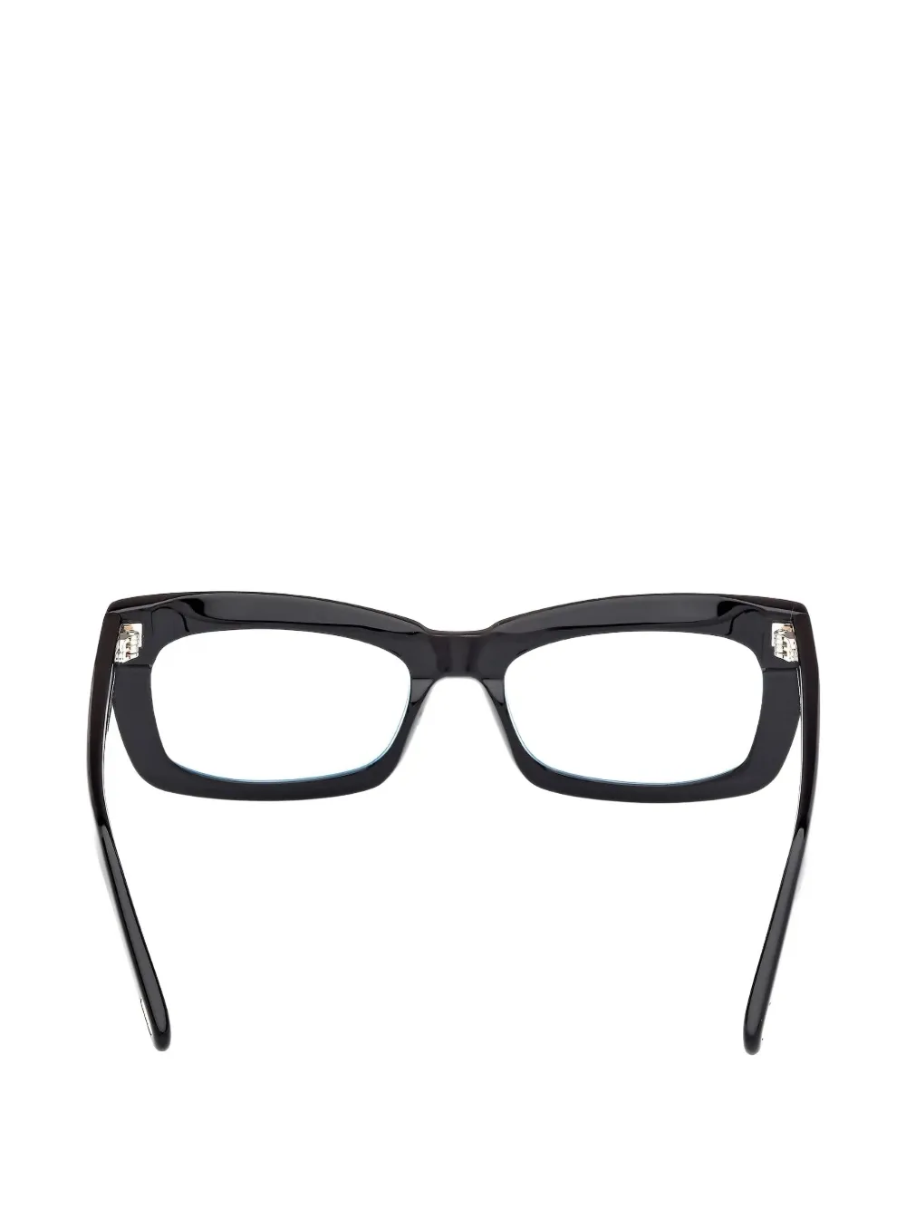 TOM FORD Eyewear Bril met rechthoekig montuur Zwart