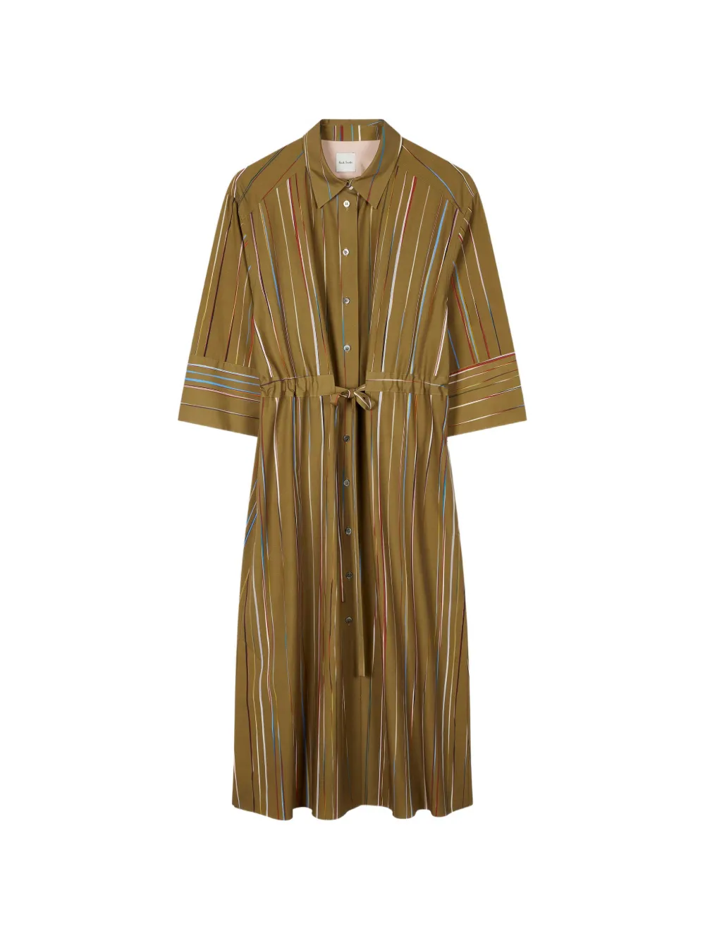 Paul Smith striped midi dress - Verde