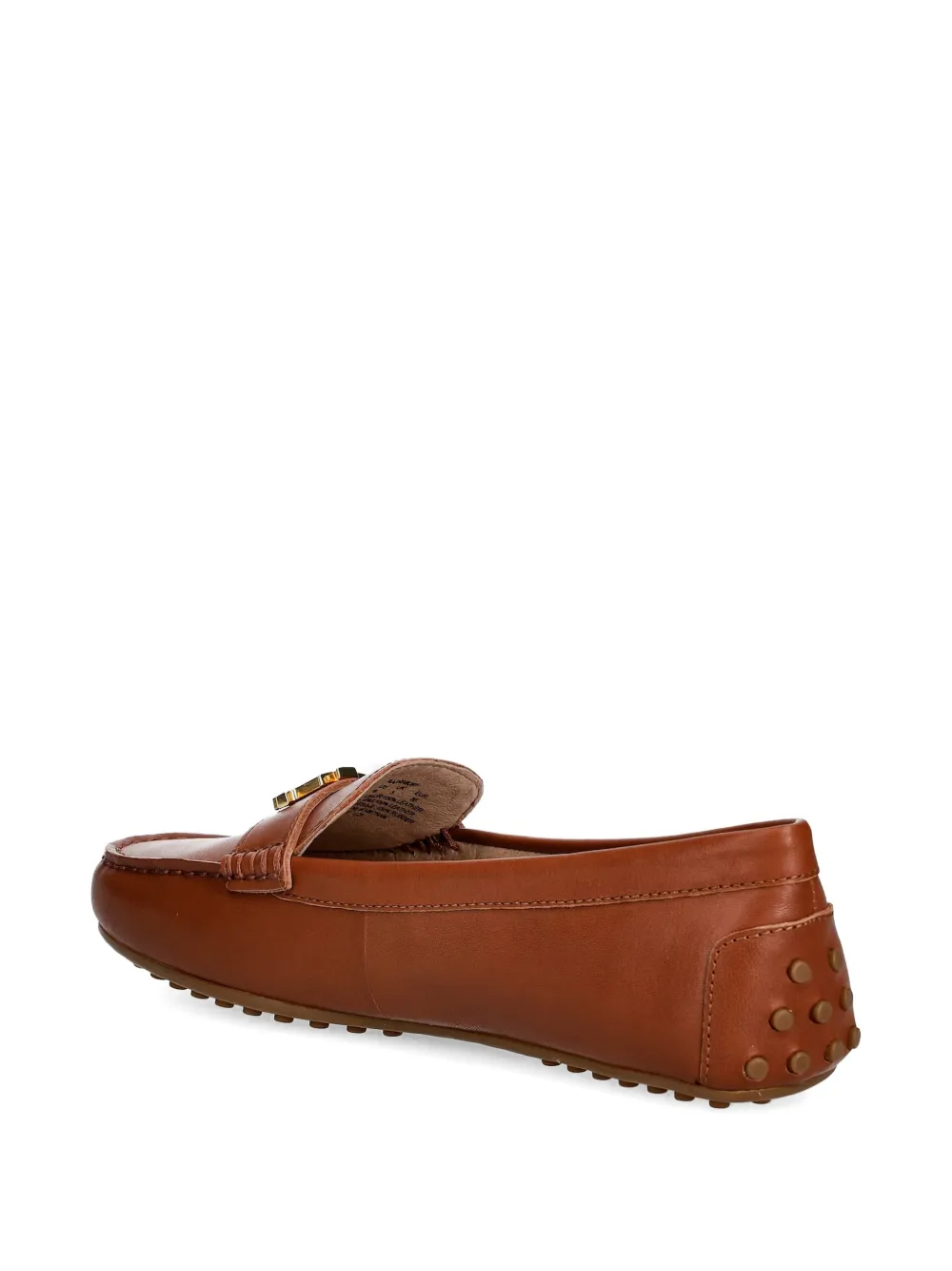 Polo Ralph Lauren Loafers met logodetail Bruin