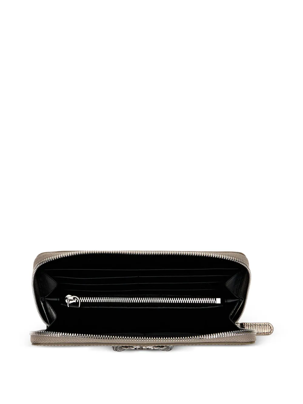  Roberto Cavalli Reptile-effect Wallet - Neutrals 