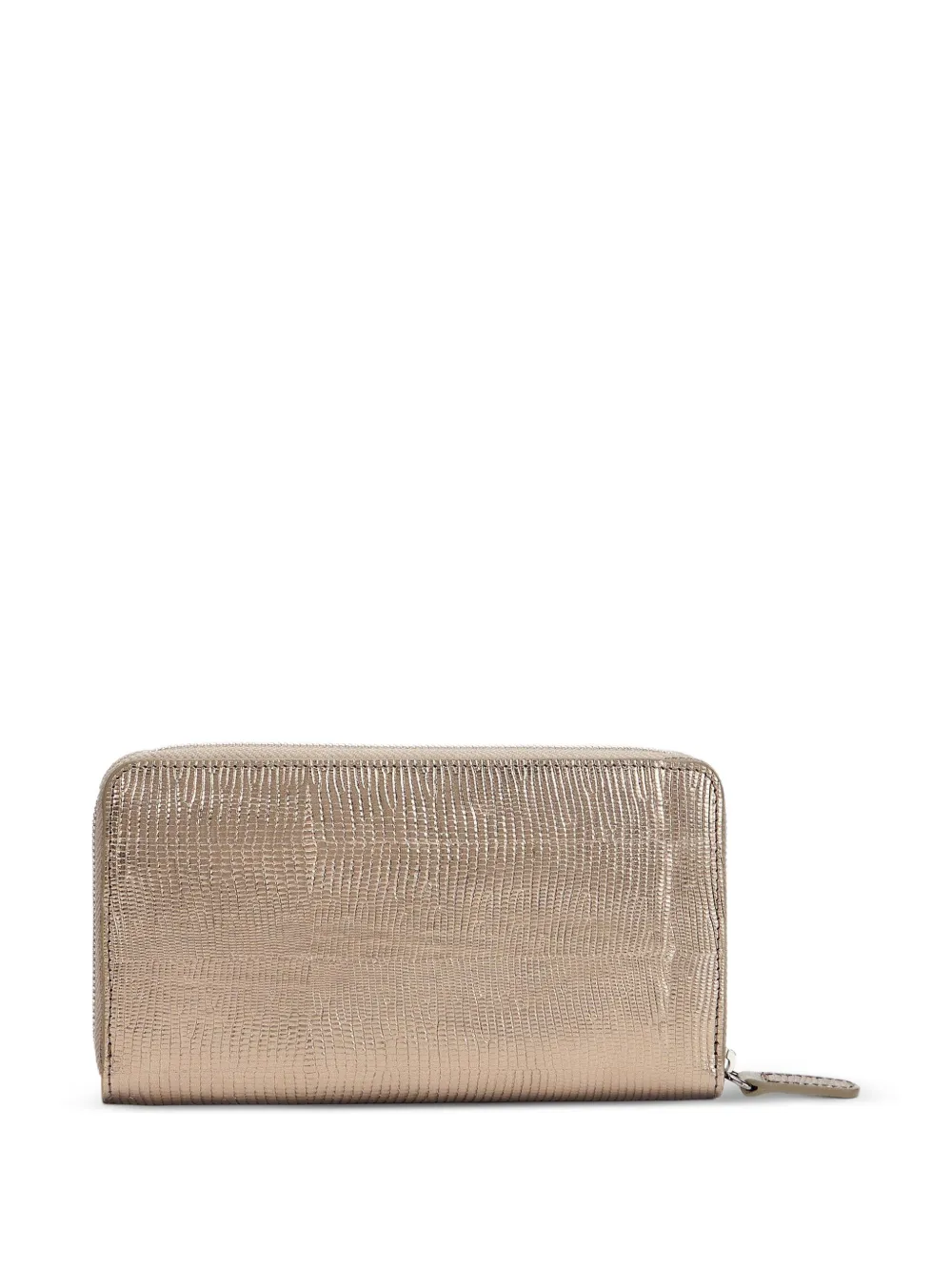  Roberto Cavalli Reptile-effect Wallet - Neutrals 