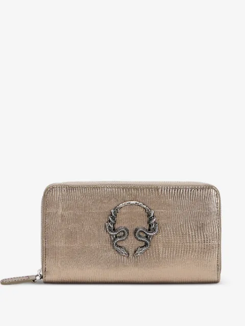 Roberto Cavalli reptile-effect wallet