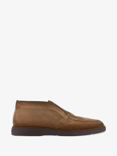 Santoni panelled desert boots