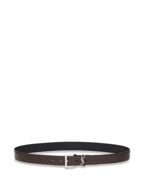 Saint Laurent logo buckle belt