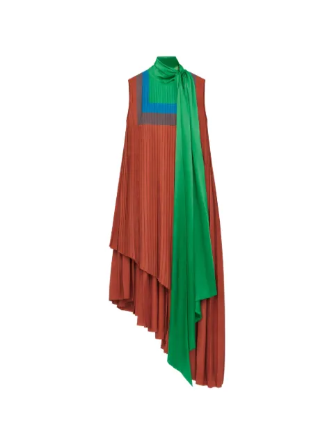 LOEWE asymmetric midi dress