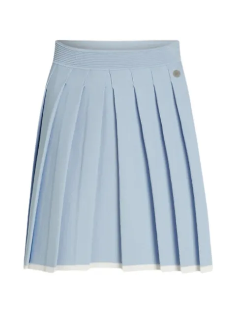 Karl Lagerfeld contrast pleated skirt