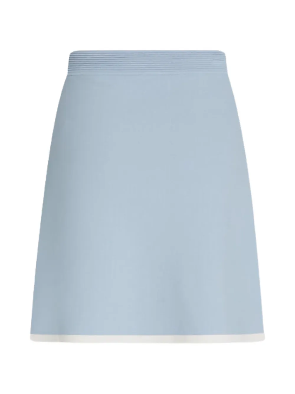  Karl Lagerfeld Contrast Pleated Skirt - Blue 