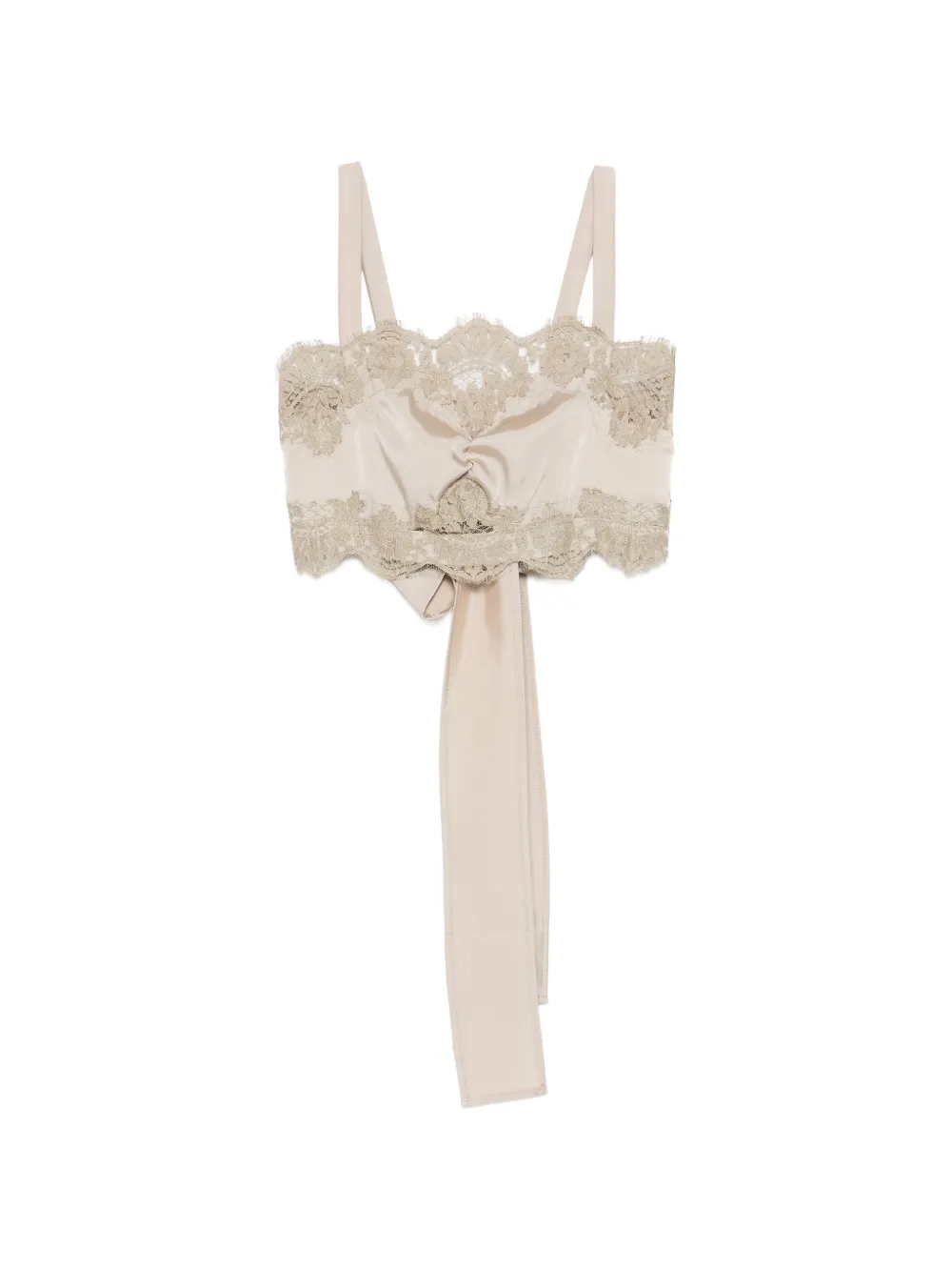 P.A.R.O.S.H. Paky lace-detail top - Toni neutri