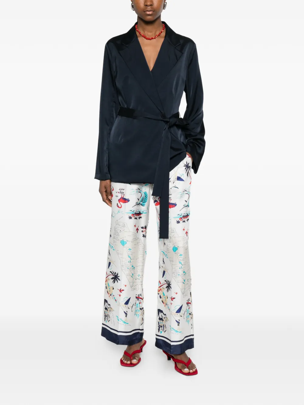 Paky Tie-Waist Blazer