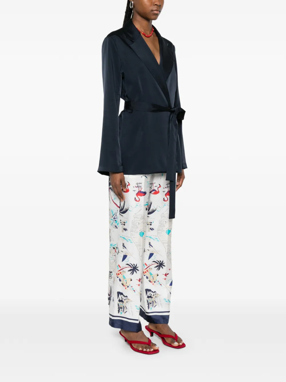 Paky Tie-Waist Blazer