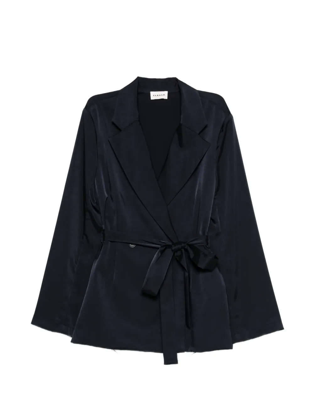 P.A.R.O.S.H. Paky tie-waist blazer - Blau