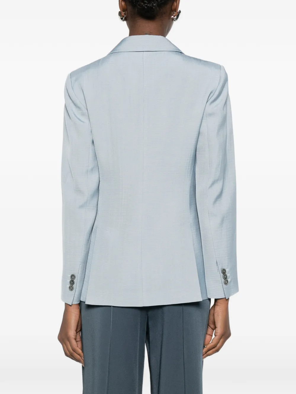 Notched Single-Breasted Blazer