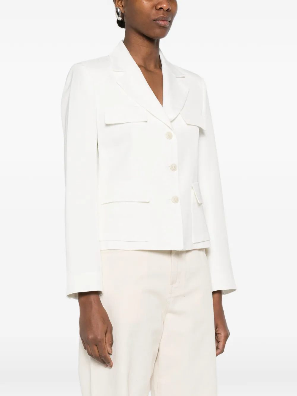  P.a.r.o.s.h. Patch-pocket Jacket - Neutrals 