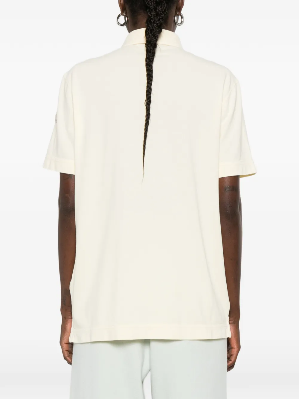 Moncler Polotop met korte mouwen Beige