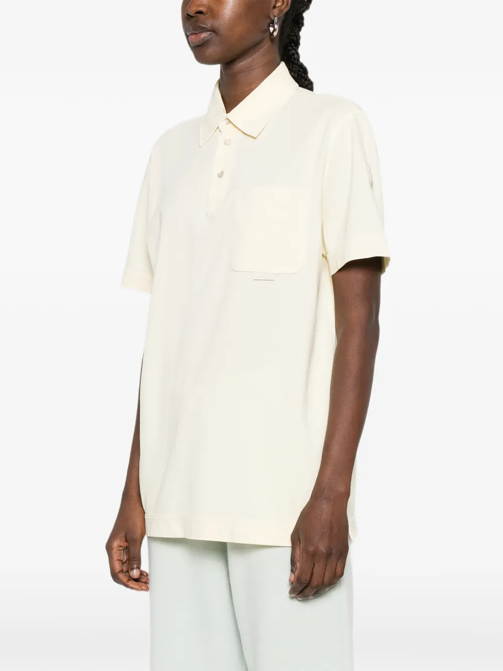 Moncler Polotop met korte mouwen Beige