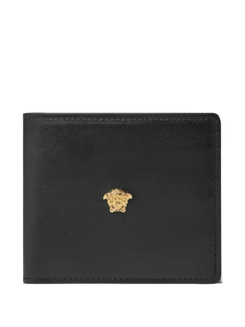 Versace  La Medusa appliqué bi-fold wallet