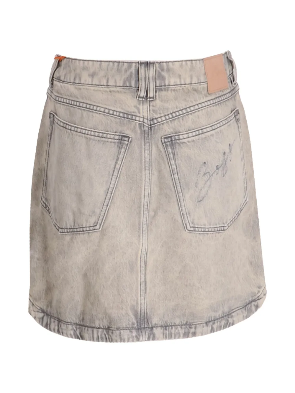 BOSS Mini-rok met zak Grijs