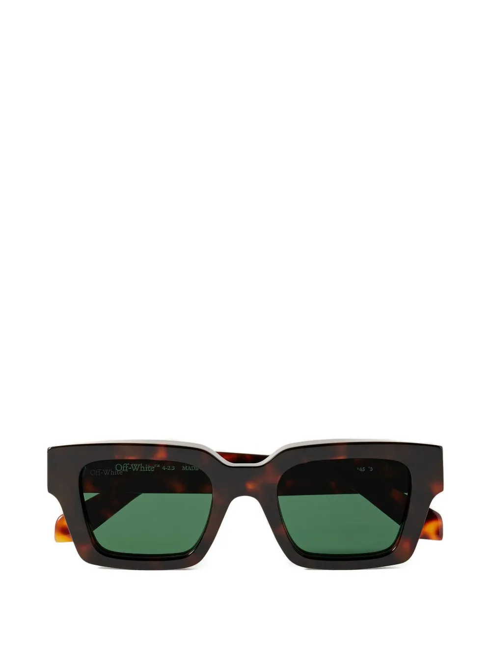 Off-White Eyewear square logo sunglasses - Marrone