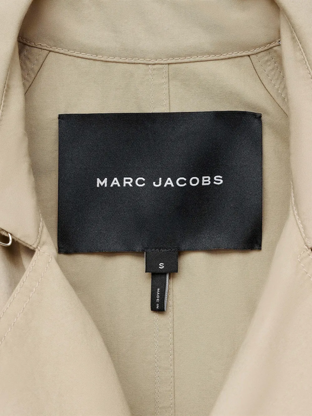 Marc Jacobs Katoenen trenchcoat met ceintuur Beige