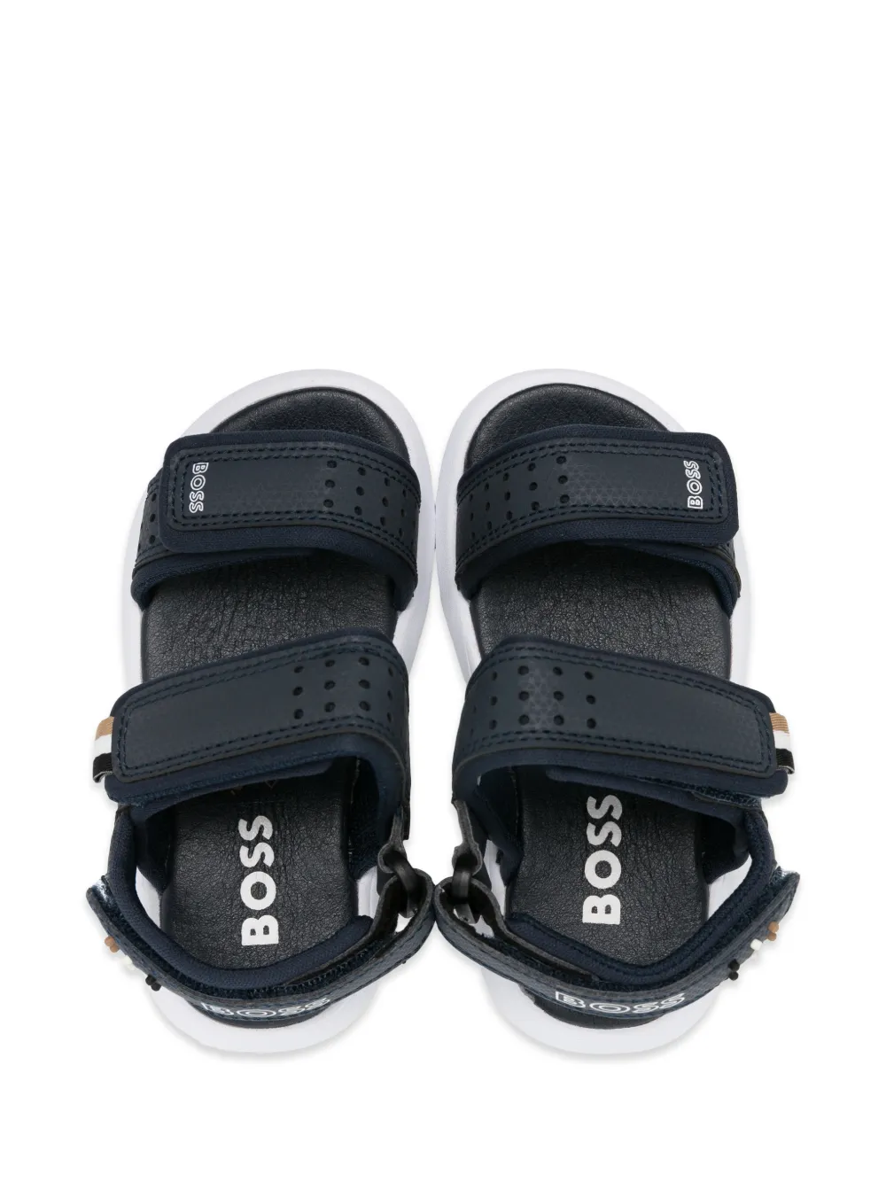  Boss Kidswear Sandali Con Logo - Blu 