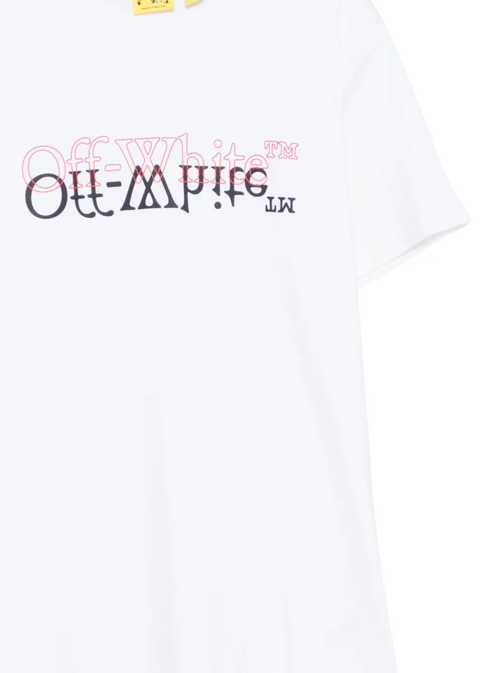 Off-White Kids T-shirt met korte mouwen en logodetail Wit