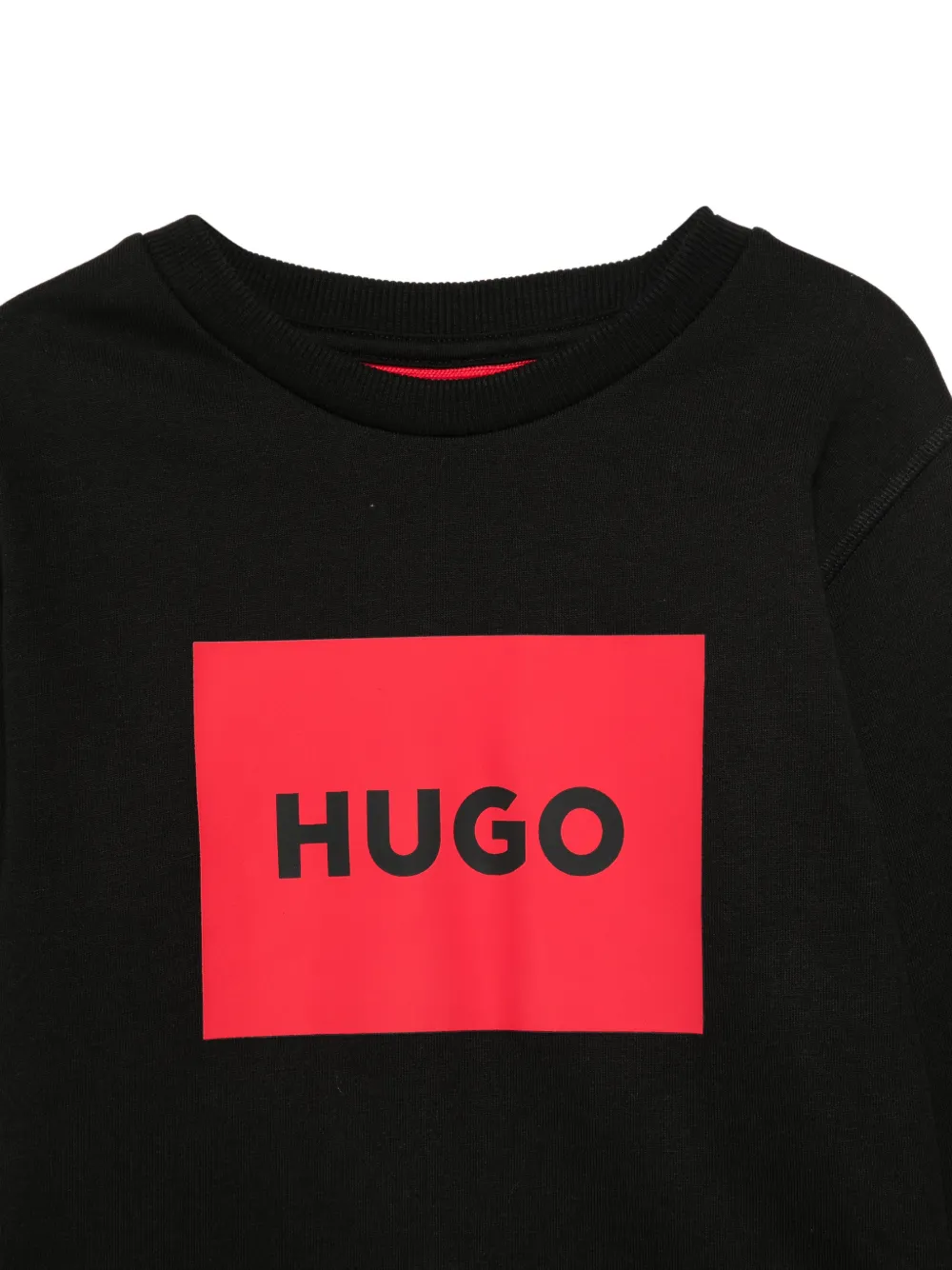  Hugo Kids Logo-print Sweatshirt - Black 