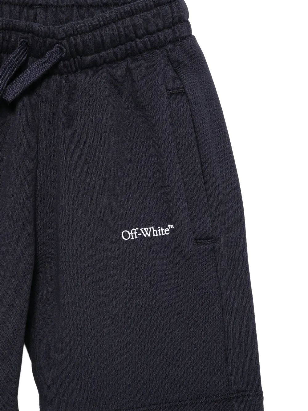  Off-white Kids Drawstring Shorts - Blue 
