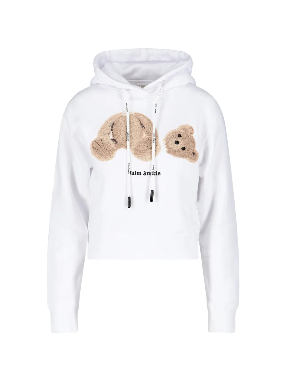 Palm Angels Felpa con cappuccio - Bianco