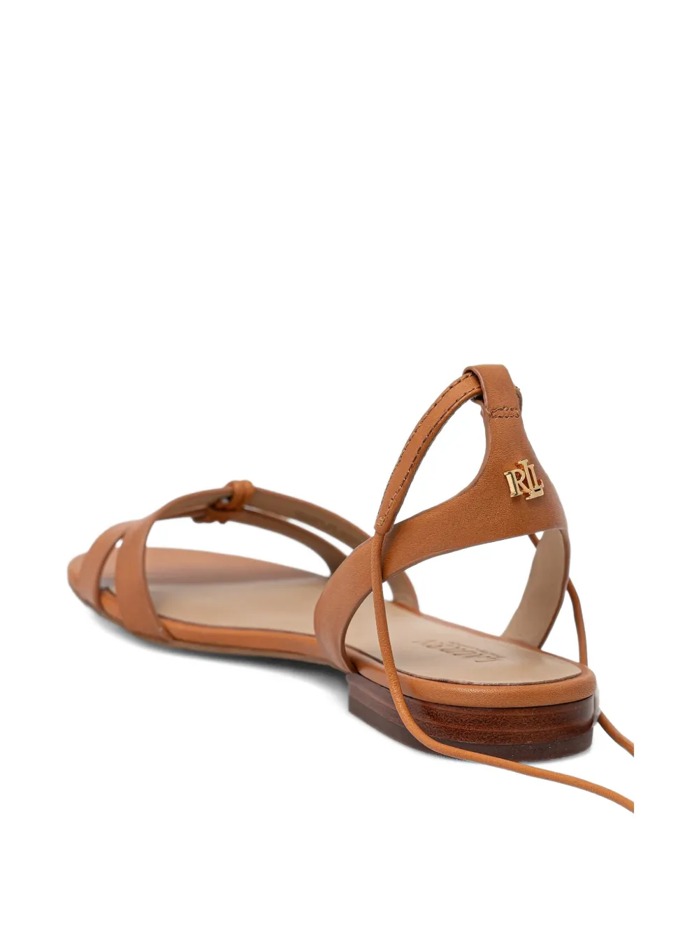 Polo Ralph Lauren Geknoopte sandalen met bandjes Beige