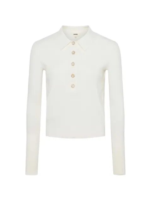 L'Agence suéter tejido con botones