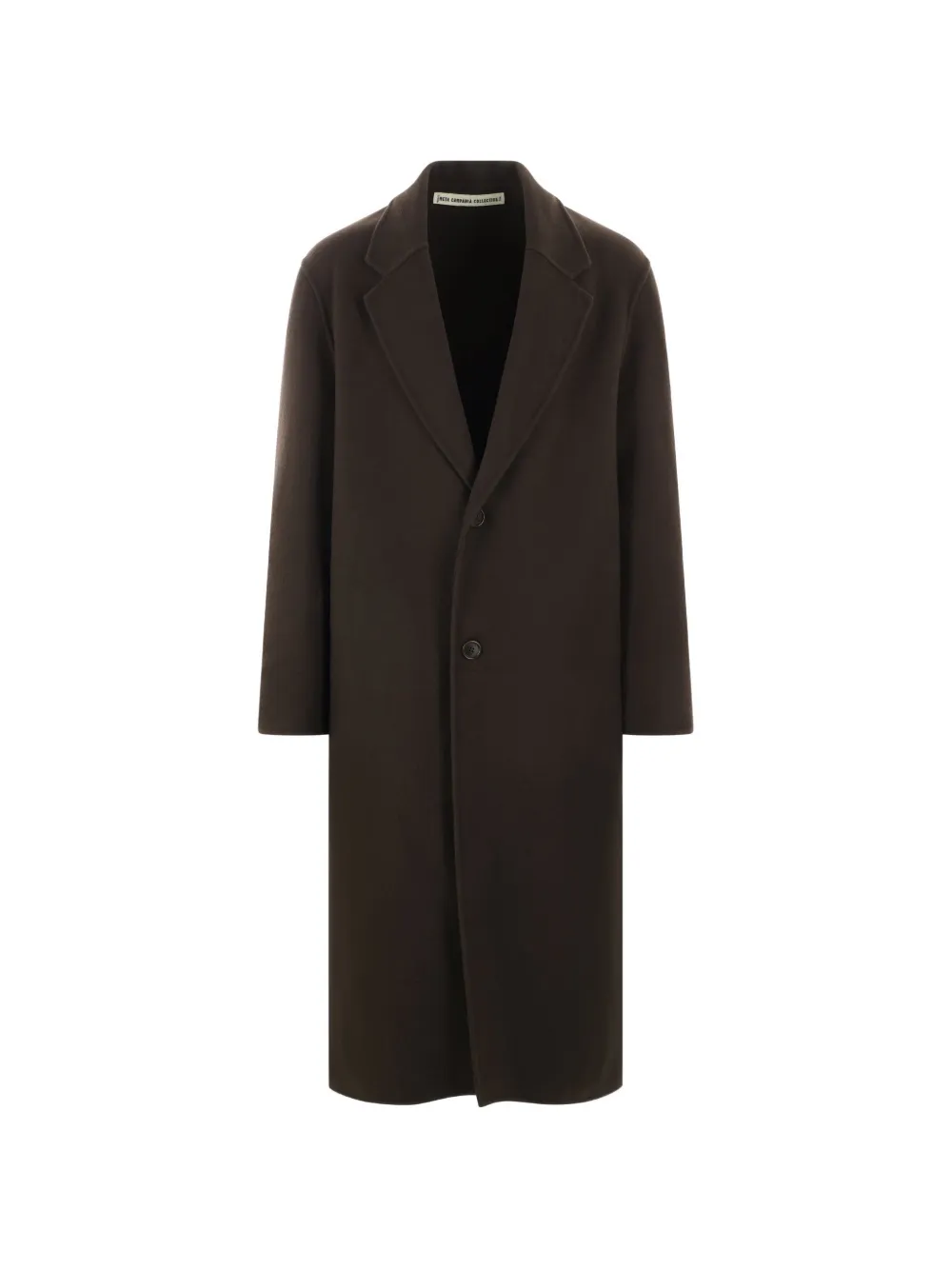 Meta Campania Collective notched single-breasted coat - Marrone