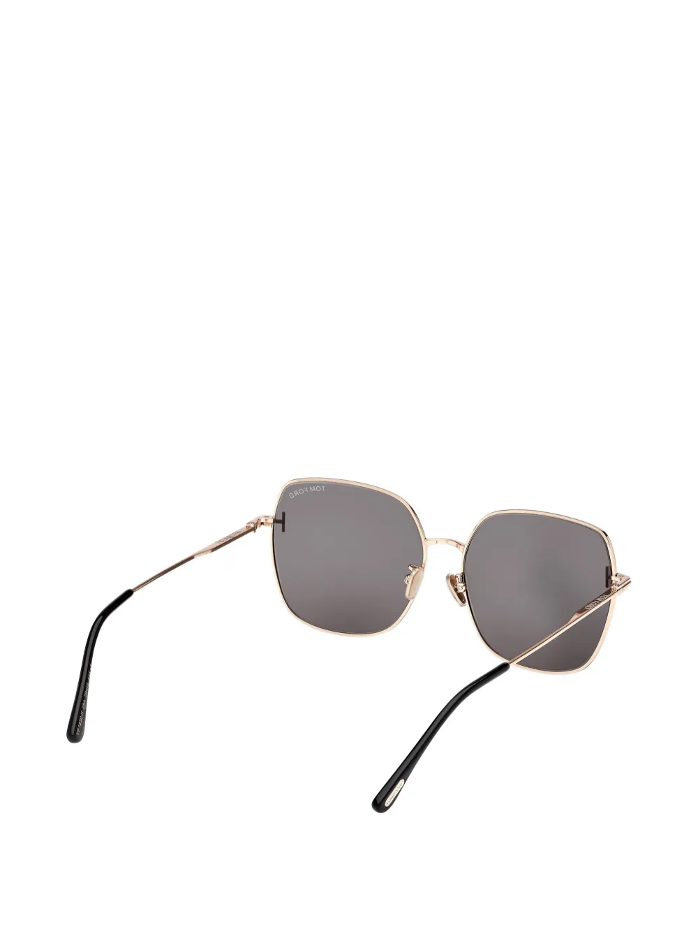 TOM FORD Eyewear Zonnebril met vierkant montuur Goud