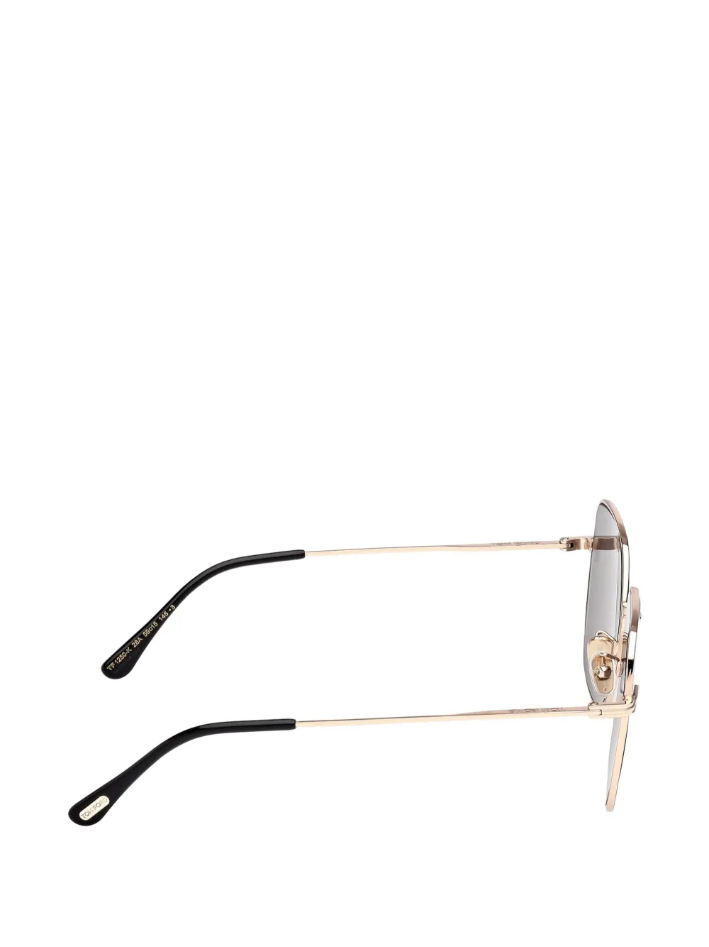 TOM FORD Eyewear Zonnebril met vierkant montuur Goud