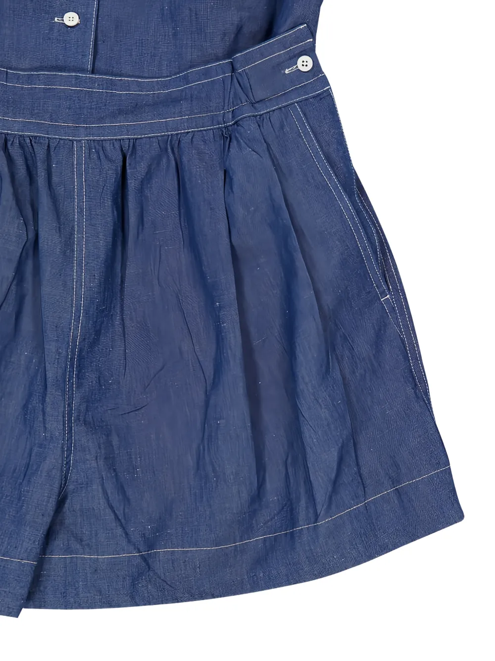 Prada Chambray jumpsuit Blauw